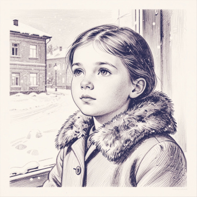 Верейская Елена – Белая шубка