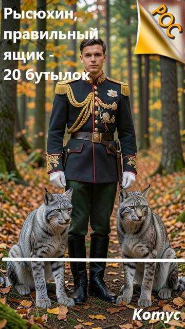 Рысюхин, правильный ящик - 20 бутылок! - Котус